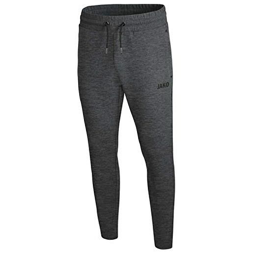 JAKO - pantaloni da jogging da uomo, premium basics, colore: cachi mélange, xxl