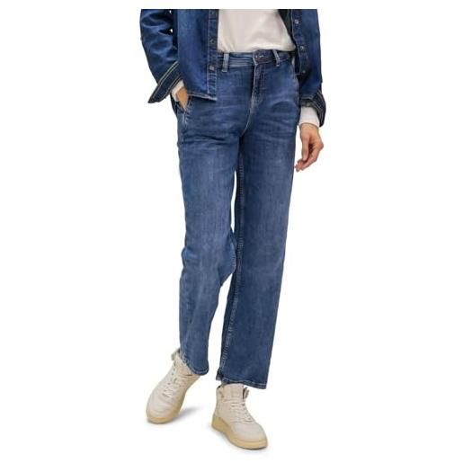 Street One a376845 jeans fit, blu medio, lavaggio casuale, 30w x 28l donna