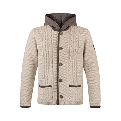 Stockerpoint giacca milan maglione cardigan, naturale, taglia unica uomo