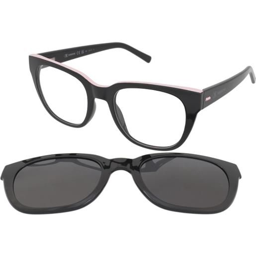 Missoni mmi 0134/cs 807/m9 | occhiali da vista graduati | plastica | quadrati | nero | adrialenti