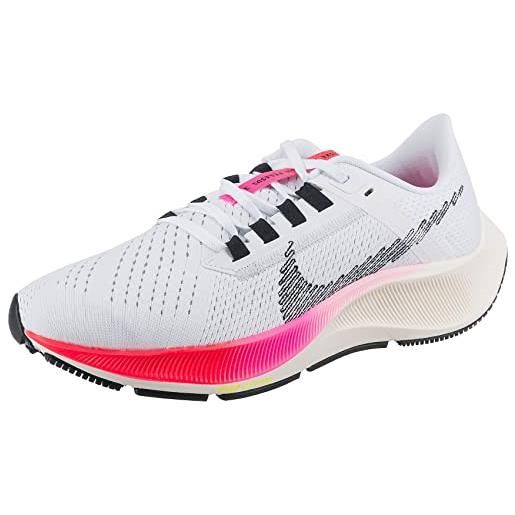 Nike air zoom pegasus 38, sneaker donna, black pink anthracite volt, 35.5 eu
