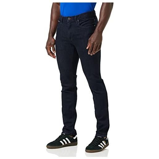 Tommy Hilfiger jeans uomo core slim bleecker elasticizzati, blu (ohio rinse), 33w / 32l