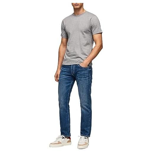 Pepe Jeans cash, jeans uomo, blu (denim-z23), 36w / 32l