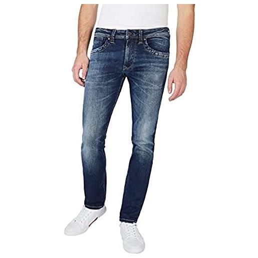 Pepe Jeans cash regular fit uomo jeans regular fit regular denim, blu (denim-z23), 34w / 32l