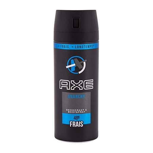 Axe men - deodorante spray per il corpo anarchy for him, confezione da 6 (6 x 150 ml)