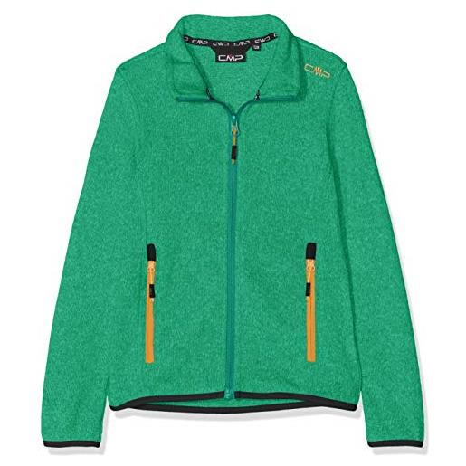 CMP leggero knit tech 39h5305, giacca di pile bambina, verde (mint/aquamint), 176