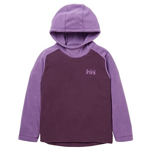 Helly Hansen unisex bambini kids daybreaker hoodie, viola, 1
