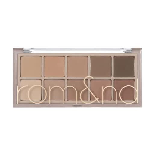 rom&nd better than palette, palette di ombretti, 8 g (05 shade & shadow garden)