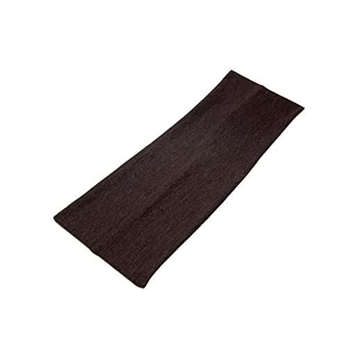 WESTEND CHOICE fascia elastica per capelli kylie, 9 cm, tinta unita, unisex, marrone scuro