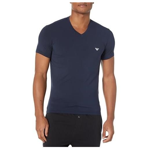 Emporio Armani maglietta da uomo soft modal t-shirt, nero