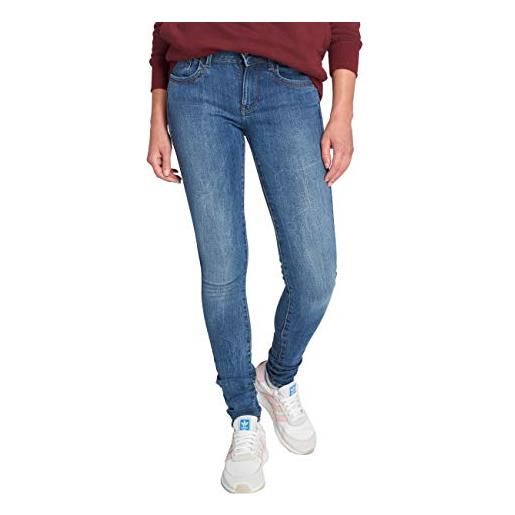 G-STAR RAW women's lynn d-mid waist super skinny jeans, blu (medium aged d06333-9136-071), 22w / 26l