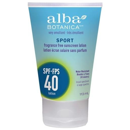 Alba Botanica sport sunscreen lotion spf 40, 113ml