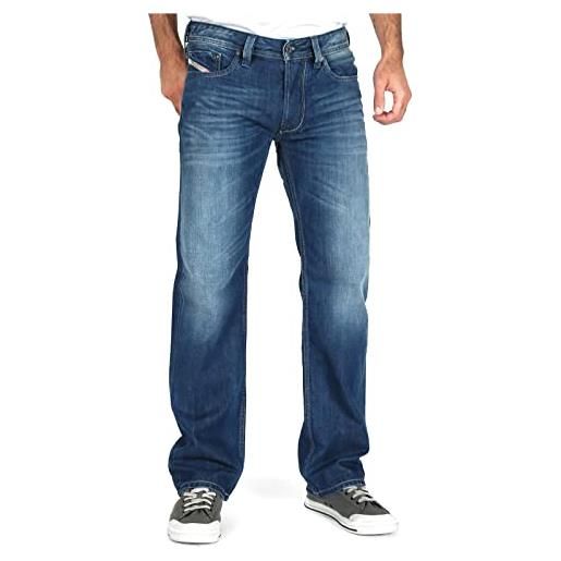 Diesel larkee, jeans dritti uomo, blu (denim 01), w34/l32