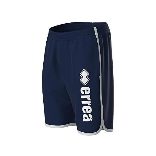 Beach Tennis errea republic pantaloncini shorts sport uomo ragazzo essential ss22 man logo classic bermuda blu bianco (small)