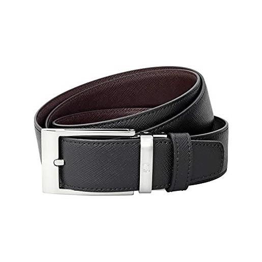 Montblanc beltcutshipallpinbubkbrsaffprintst35mm cintura, multicolore (multicolore), taglia unica unisex-adulto