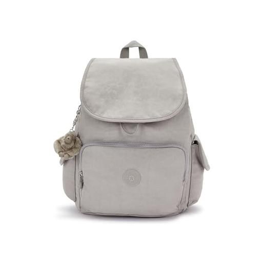 Kipling city pack, backpacks donna, grigio (01), 18.5x32x37 cm