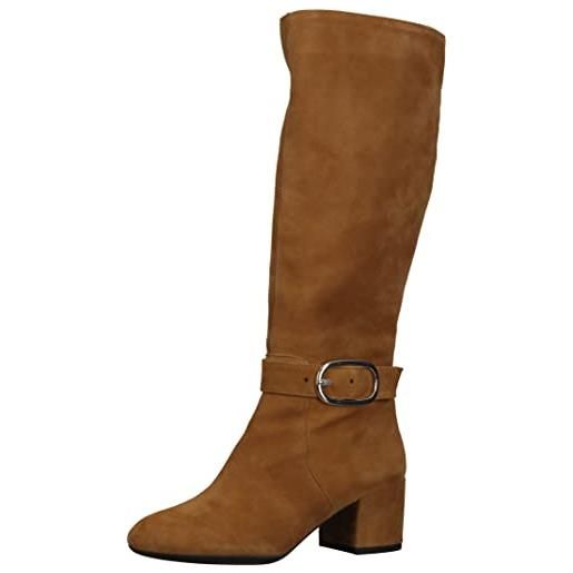 Geox d eleana c, stivali donna, marrone (cognac), 40 eu