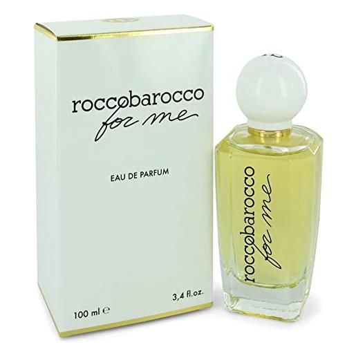 Rocco Barocco roccobarocco - for me eau de parfum da donna - profumo da donna dallo stile moderno e dal carattere sensuale, fragranza orientale-muschiata. Flacone da 100 ml