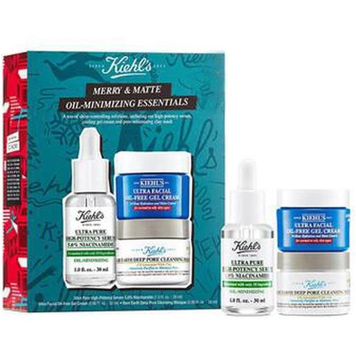 KIEHL'S merry & matte oil-minimizing essentials set cofanetto antimperfezioni