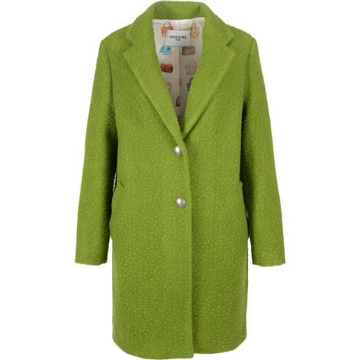 SINCE'RE PARIS | cappotto monopetto casentino verde