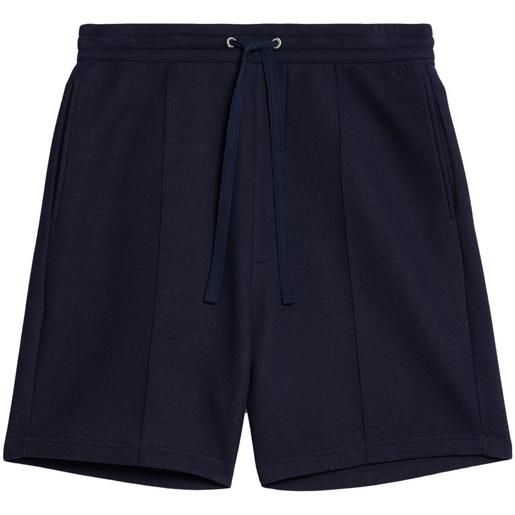 AMI Paris shorts sportivi ami de coeur - blu