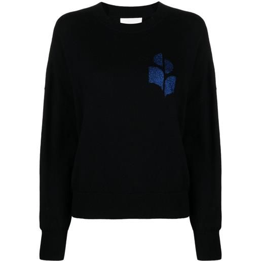 MARANT ÉTOILE maglione marisans con logo - nero
