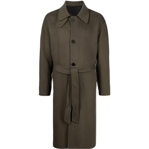 STUDIO TOMBOY cappotto con colletto dritto - marrone