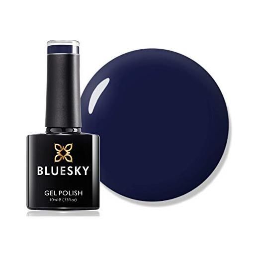 Bluesky gel nail polish, aw2020, lady snow autumn and winter 2020 collection - harbin beauty, aw2021 dark blue, navy, long lasting, chip resistant, 10 ml (requires drying under uv led lamp)