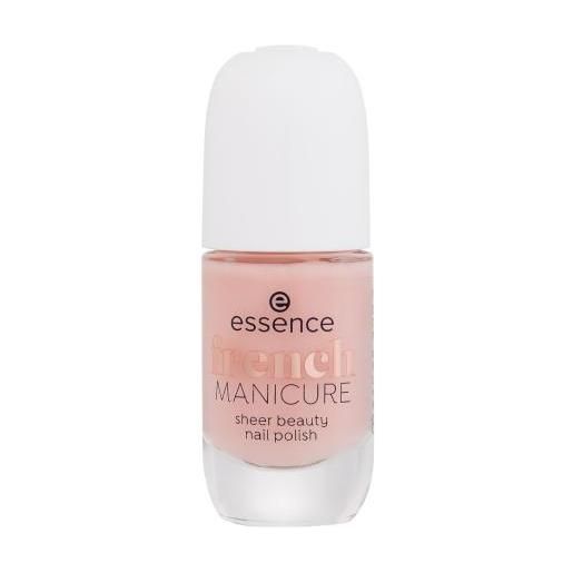 Essence french manicure sheer beauty nail polish smalto semi-trasparente per french manicure 8 ml tonalità 01 peach please!