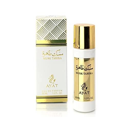 Ayat perfumes - eau de parfum musk emirates 30ml edp orientale arab - regalo originale per uomo e donna - profumi in miniatura realizzati e progettati a dubai - (musk tahira)
