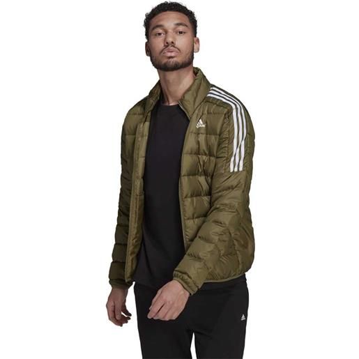 Adidas essentials down jacket verde s uomo