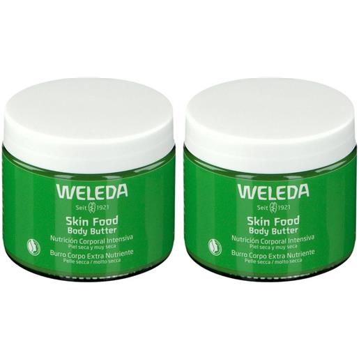 Weleda Italia Srl weleda skin food burro corpo extra nutriente set da 2 2x150 ml crema