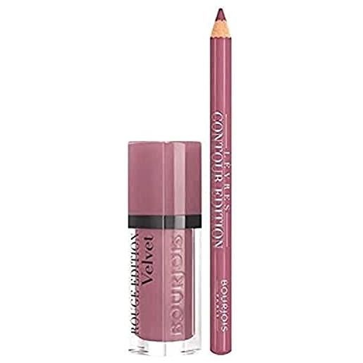 Bourjois rouge edition velvet lipstick 08+contour lipliner 10 gratis