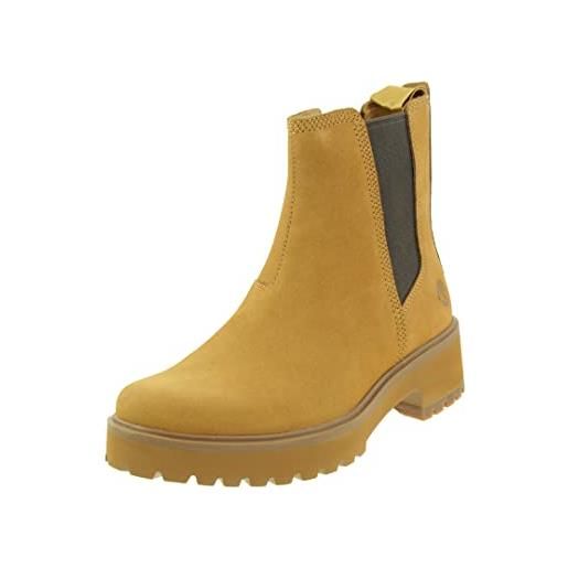 Timberland donna carnaby cool basic chelsea stivali chelsea, giallo, 37.5 eu
