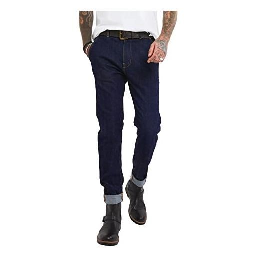 Joe Browns jeans in denim sostenibili con lavaggio indaco affusolato, blu, w30 / l32 uomo