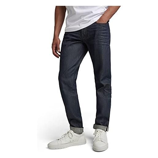 G-STAR RAW men's 3301 slim selvedge jeans, blu (3d raw denim 51014-b454-1241), 32w / 32l