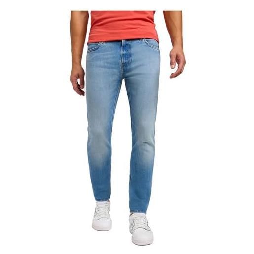 Lee malone jeans uomo, blu (mid worn martha), 32w/30l