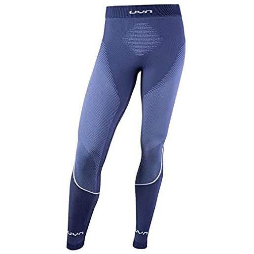 UYN ambityon underwear pantalone intimo termico in fibra organica naturale al 100% , uomo, deep blue/avio/white, xxl