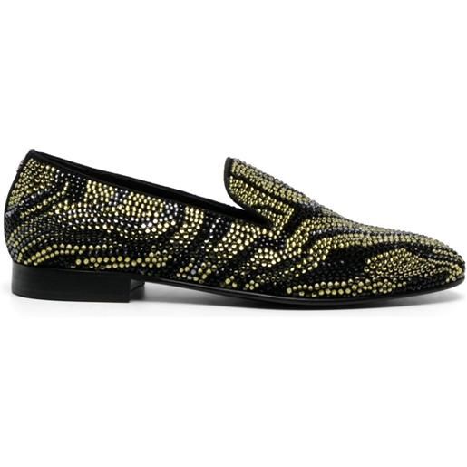 Roberto Cavalli slippers con decorazione - nero