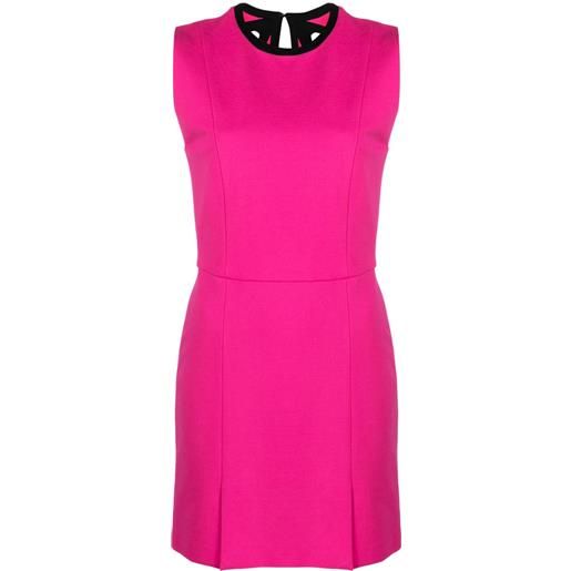 MSGM abito corto con cut-out - rosa