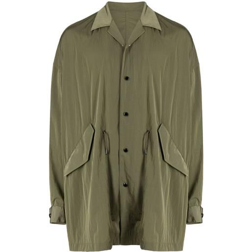 Fumito Ganryu giacca con borchie - verde