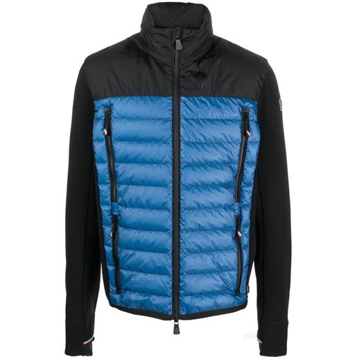 Moncler Grenoble giacca trapuntata con zip - nero