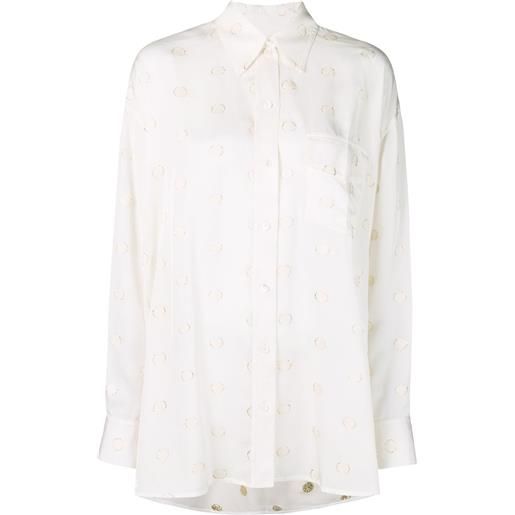 Victoria Beckham camicia oversize - bianco
