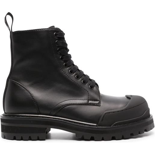 Marni leather ankle boots - nero