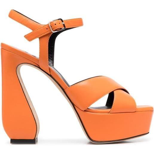Sergio Rossi sandali a punta aperta 135mm - arancione
