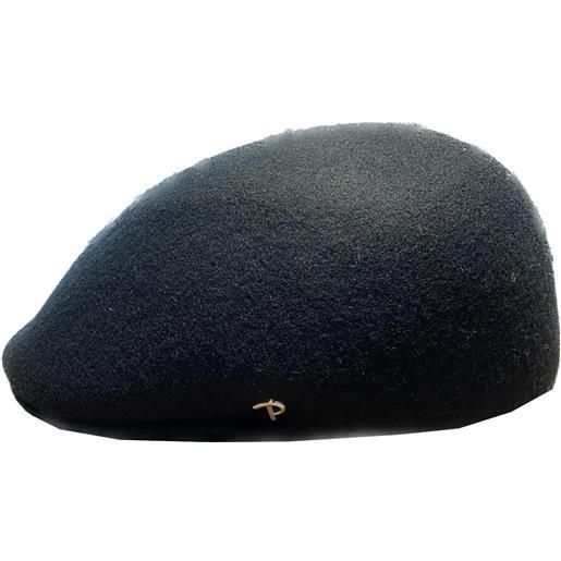 Panizza coppola cappello feltro lana chianti, nero, tg 55