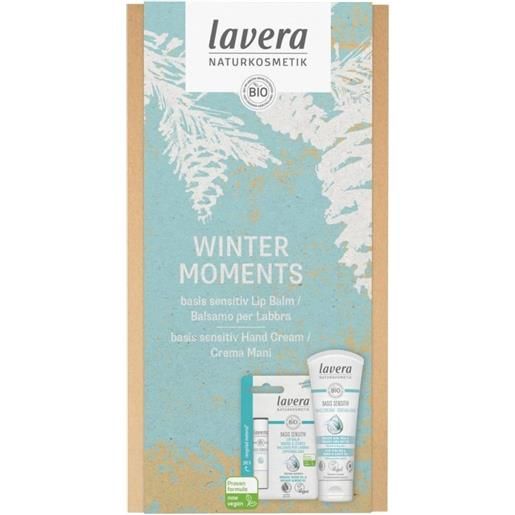 LAVERA cofanetto winter moments - crema mani 75 ml + balsamo labbra 4.5 g