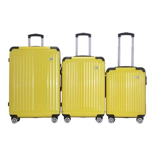 Joia Home trioa9622giallo bagaglio set di valigie guscio rigido giallo