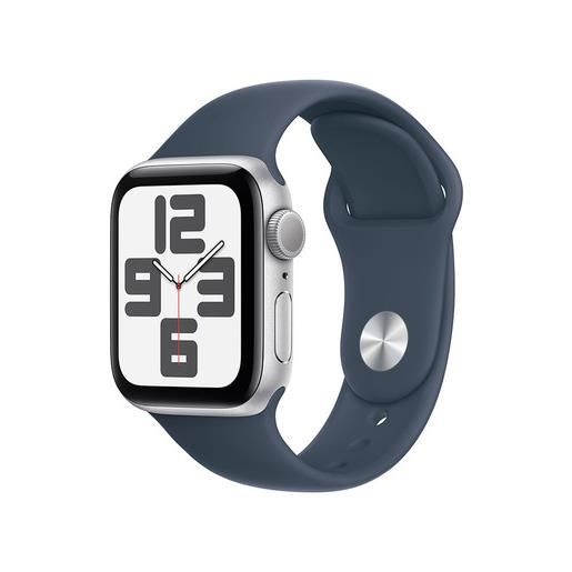 Apple watch se gps cassa 40mm in alluminio argento con cinturino sport