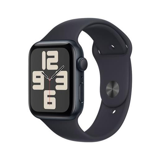Apple watch se gpscassa 44mm in alluminio mezzanotte con cinturino spo